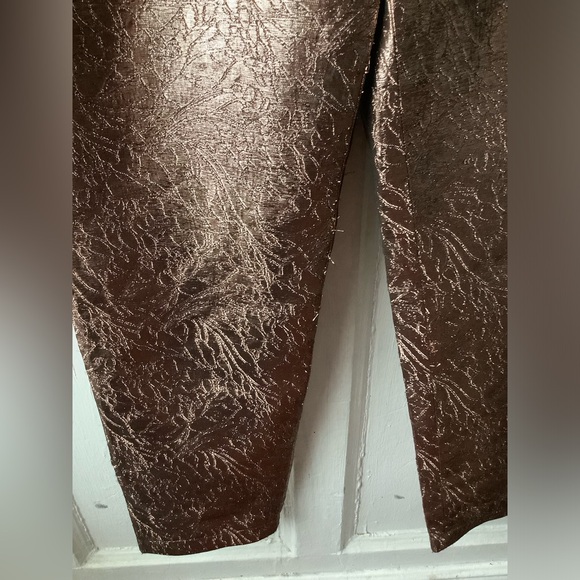 Sezane Copper Metallic Ladies Pants - Picture 3 of 10